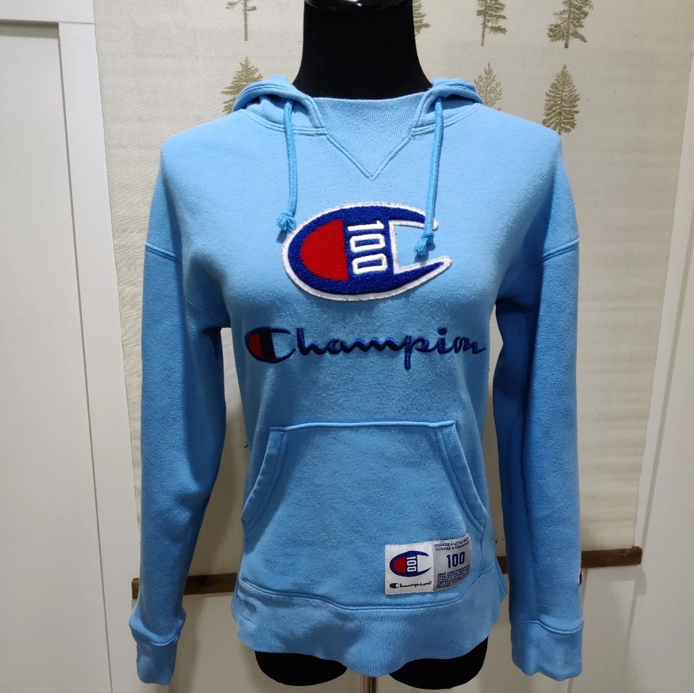 Champion Women's Century Hoodie Hooded Sweatshirt XS - Picture 1 of 12
